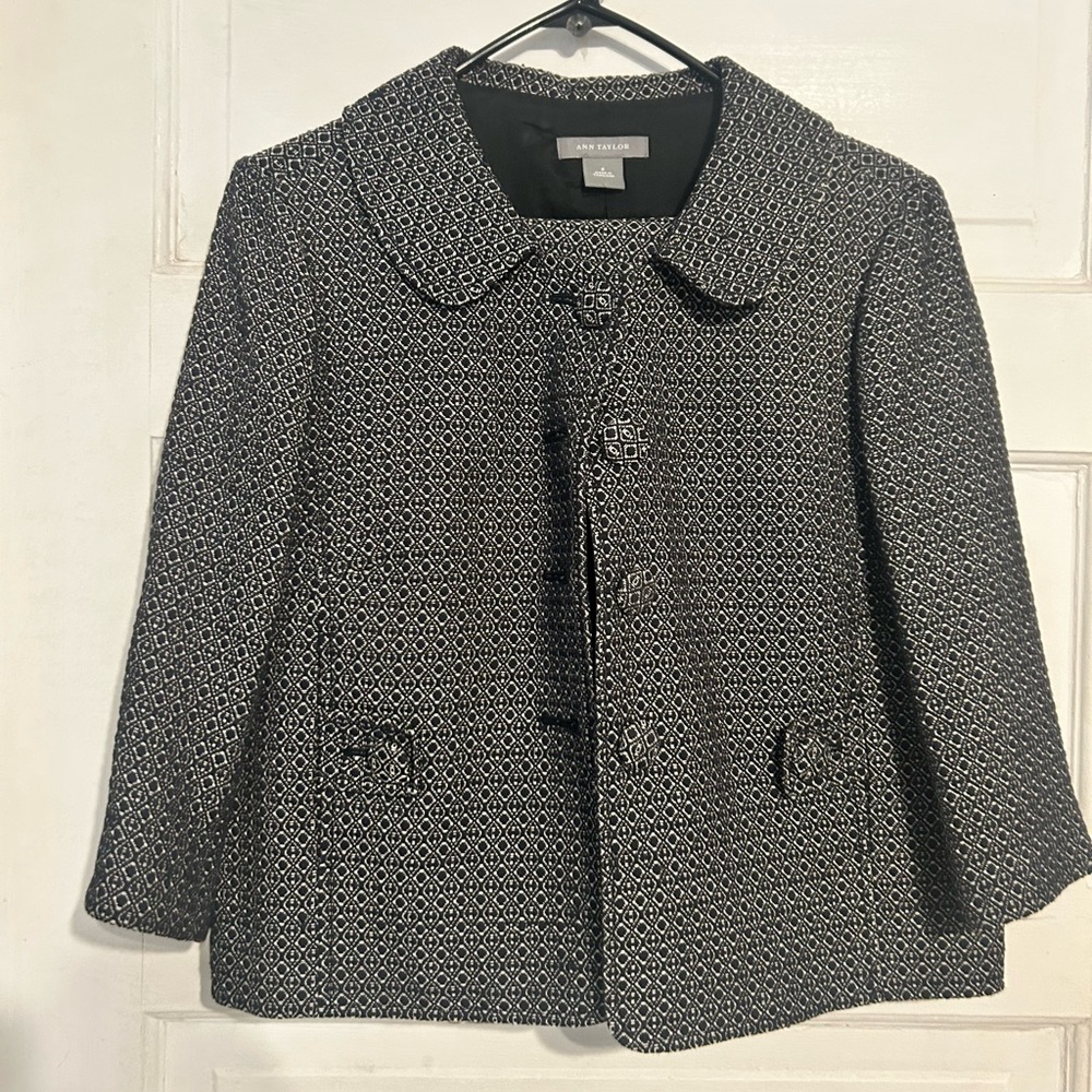 Ann Taylor Jacket & Skirt Combo Office Wear Size 8